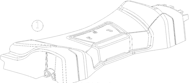 Front Cover Diagram and Parts List for 12AVO2R3752 2024 Yard Machines Lawn Mower